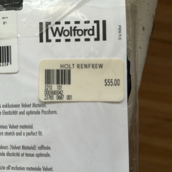 Two pairs of Wolford stockings. Package never opened. - Picture 8 of 9